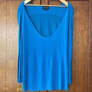 EMPORIO ARMANI ⭐️Knit woman’s Wool Blue Sweater /TAGS included! - Small (IT 42)